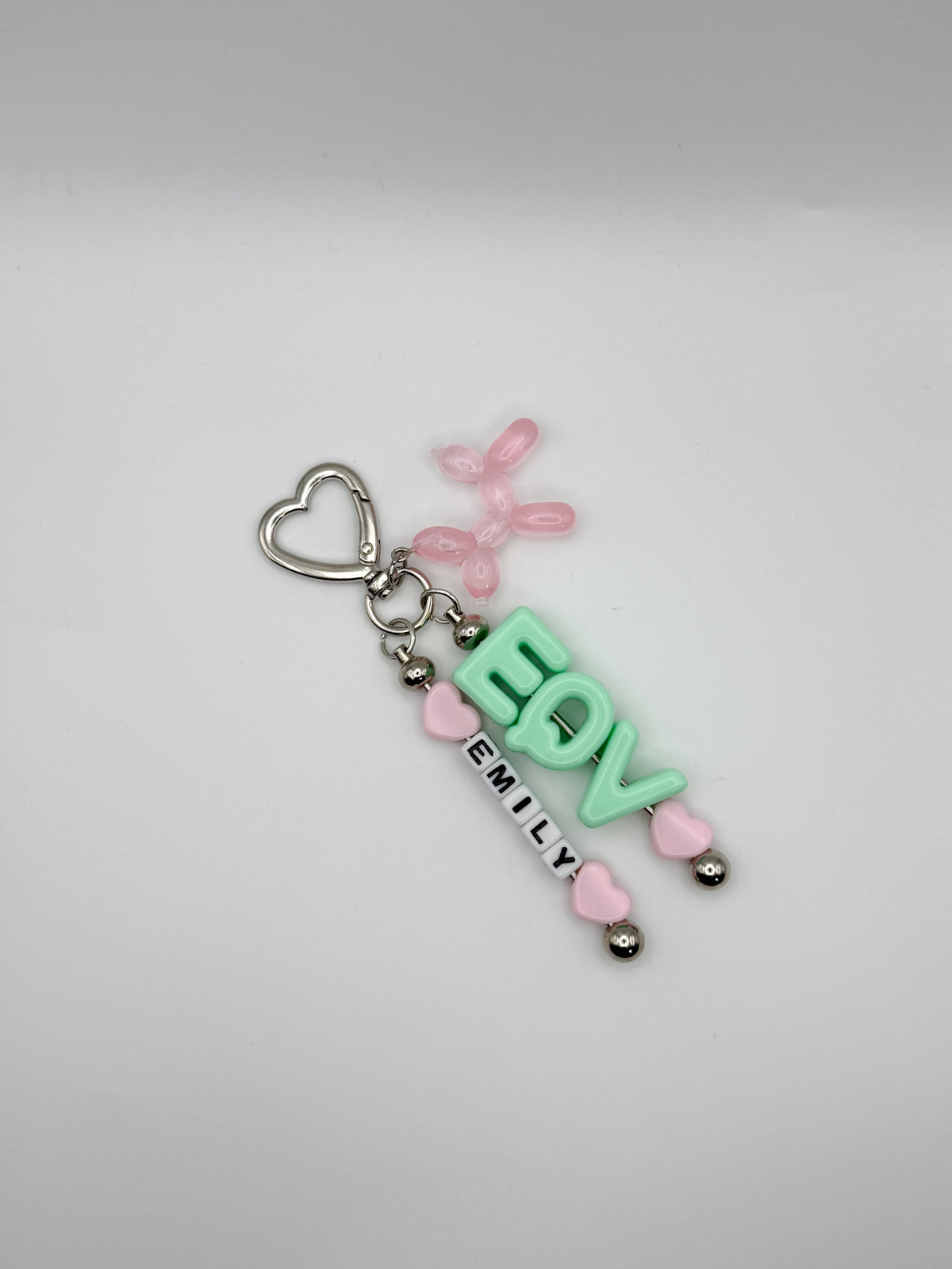 Personalized Initial Keychains (mint green)
