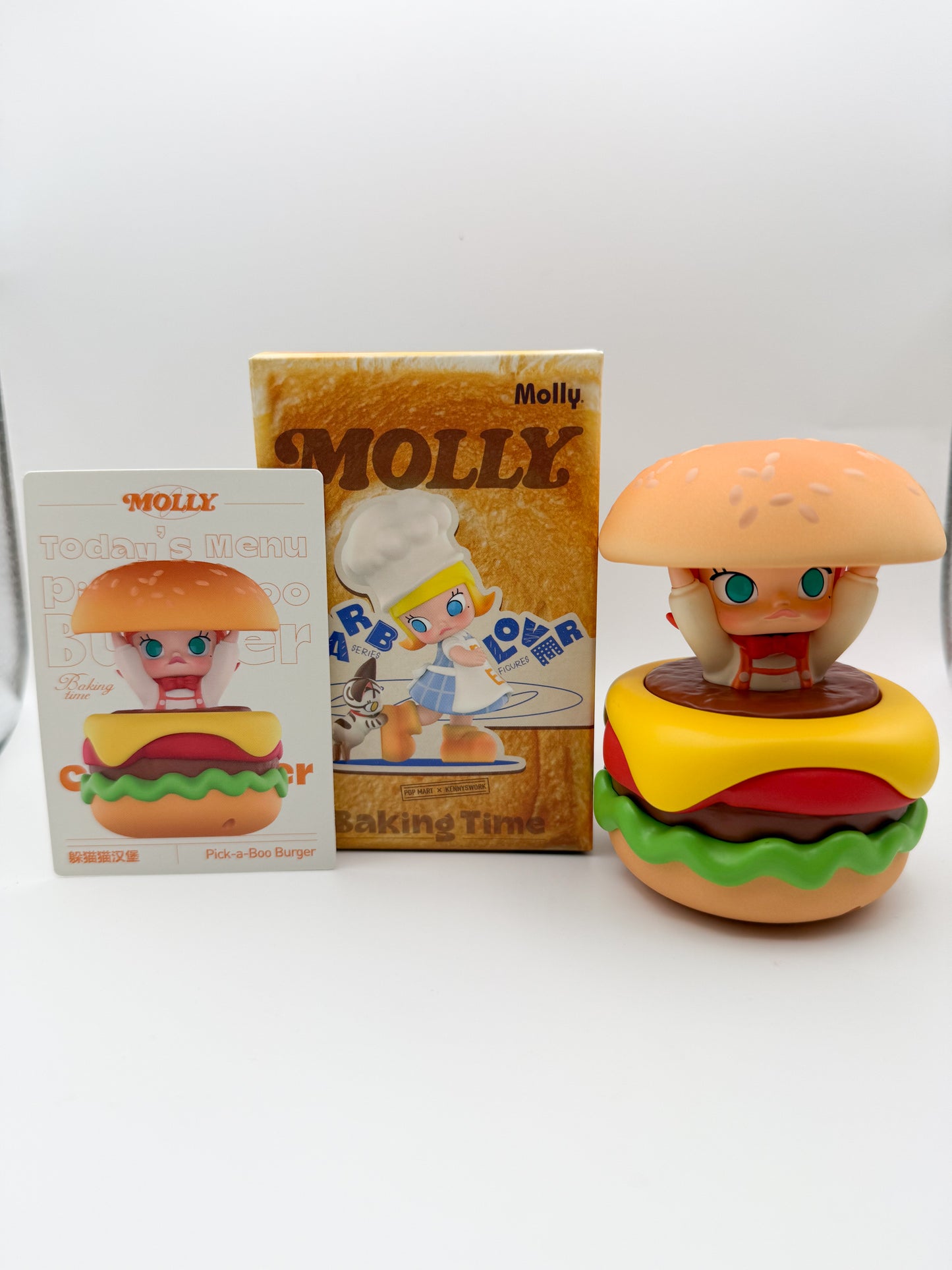 Confirmed Blind Box - Molly Carb Lover - Peek a boo burger