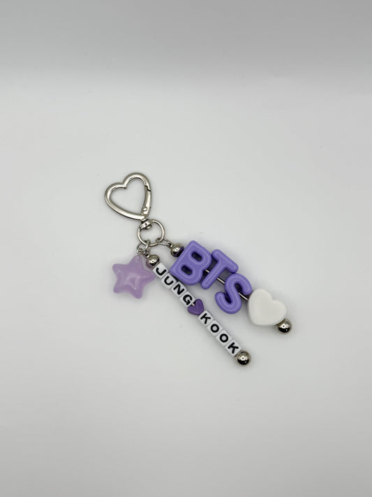 Personalized Initial Keychains (BTS Jung Kook)