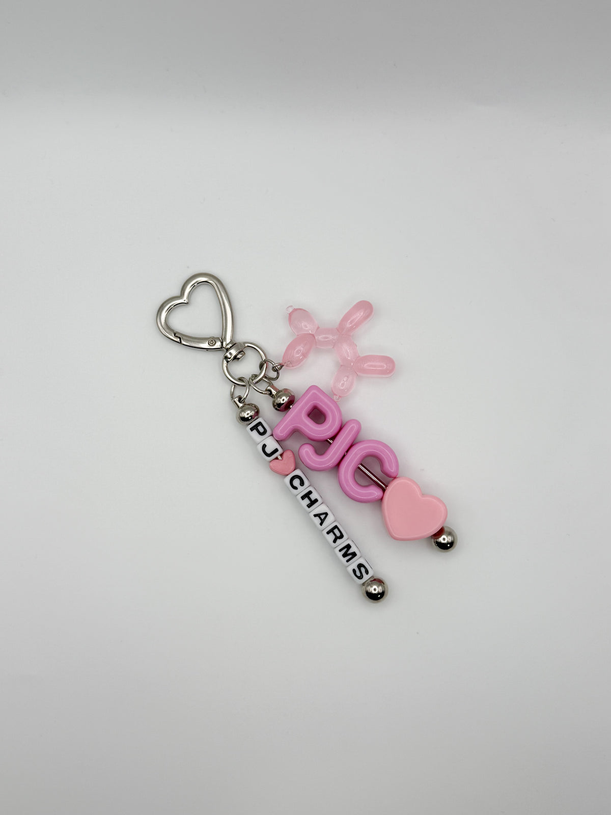 Personalized Initial Keychains (pink)